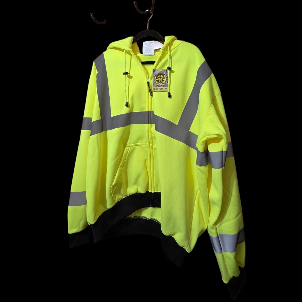 OccuNomix Hi-Viz Workwear hooded reflected Jacket